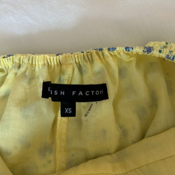 English Factory Floral Back Tiered Midi Dress - Picture 6 of 6